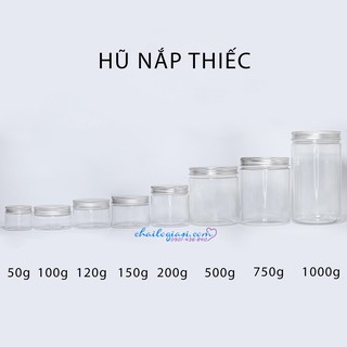 HŨ NẮP THIẾC NHIỀU SIZE