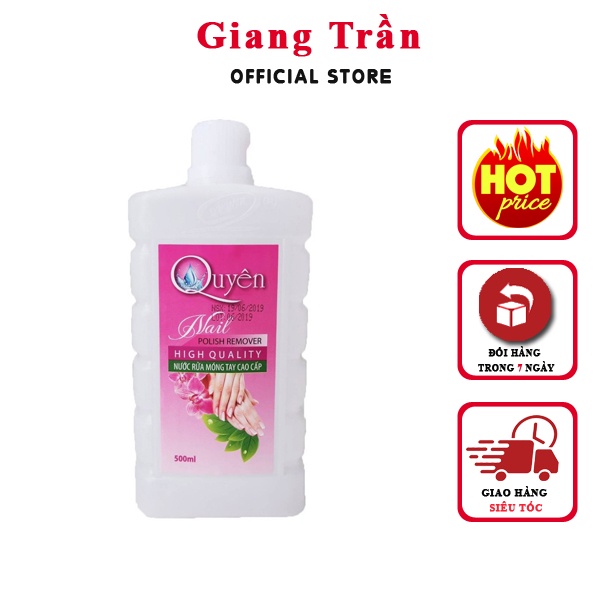 Chai Aceton, nước rửa móng tay acetone