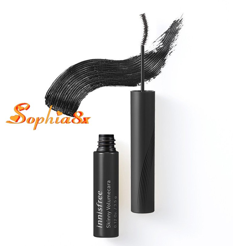 Mascara chuốt mi Innisfree Skinny giúp cong dày dài hiệu quả