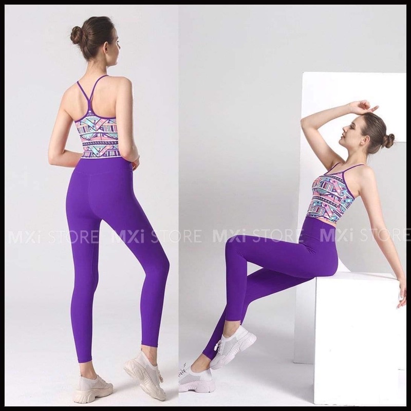 ĐỒ TẬP YOGA_GYM SET HOẠ TIẾT