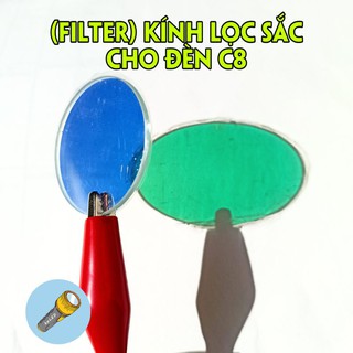 [D01] (Filter) Kính lọc đèn pin C8 cho săn bắn câu cá