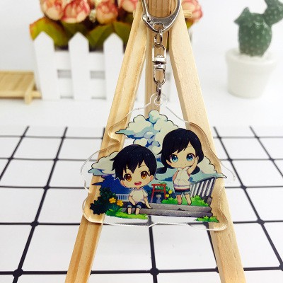 Móc khoá Mica anime Tenki no Ko (Đứa con của thời tiết) - Nhựa Cứng Acrylic In 2 mặt sắc nét ( ảnh thật )