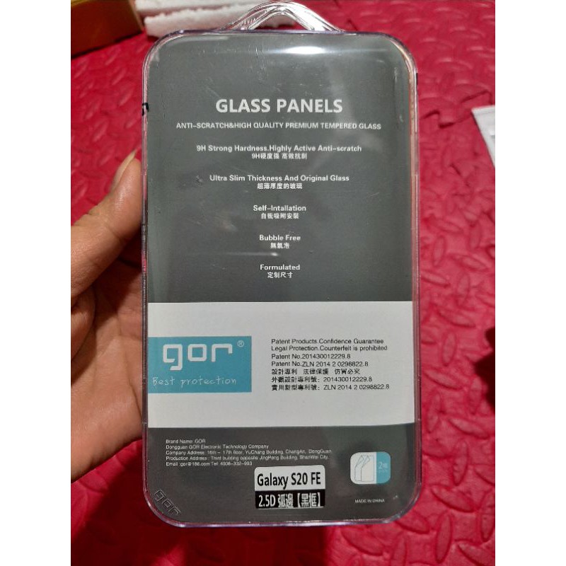 Kính cường lực full màn hình Gor 2.5D cho Samsung S20 FE (có viền đen) | BigBuy360 - bigbuy360.vn