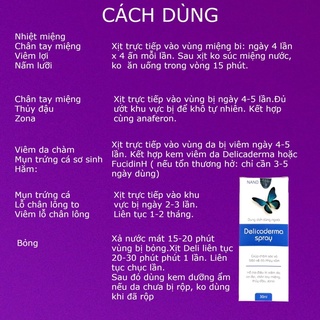 [Chính Hãng]  Xịt phục hồi da Delicaderma