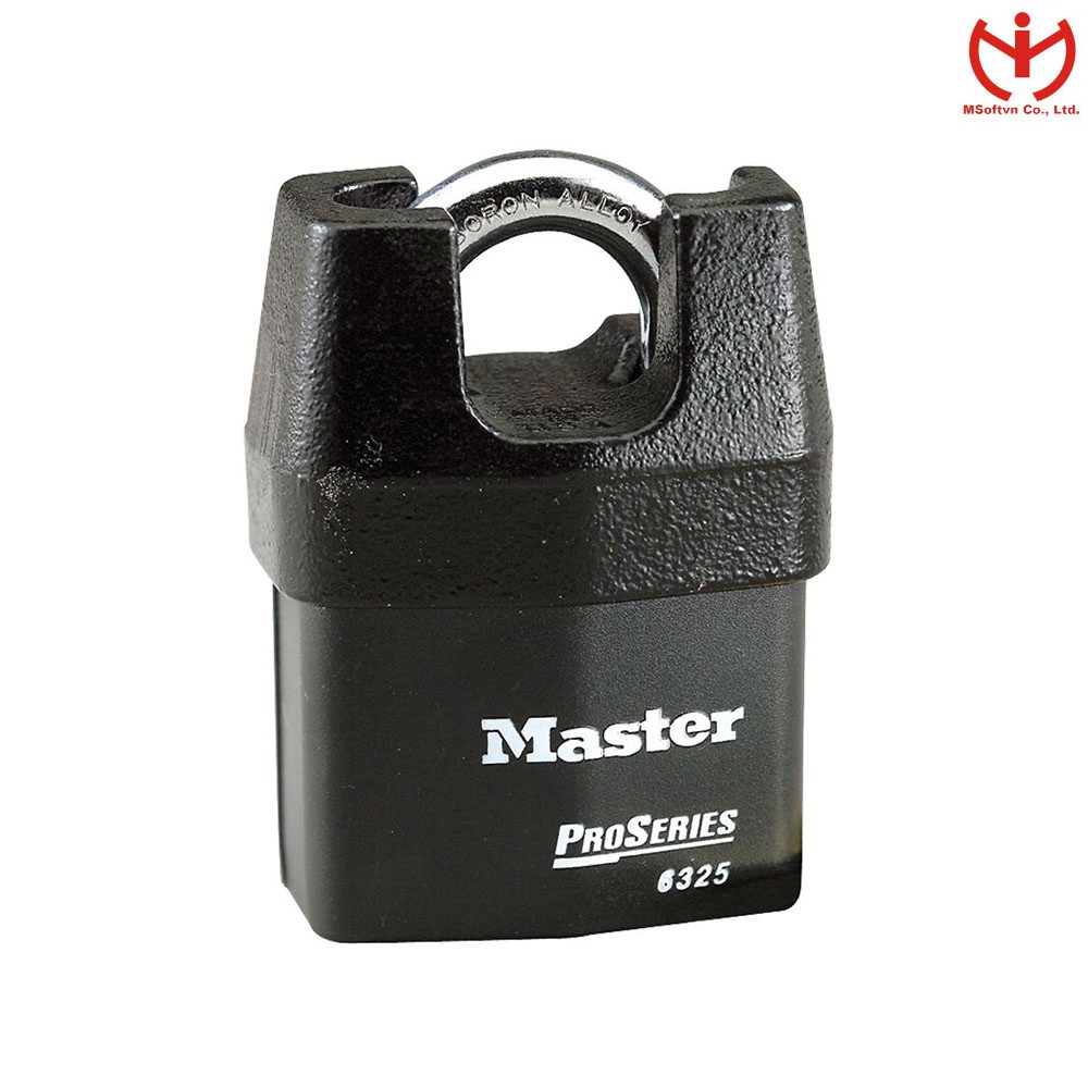 [Hỏa tốc HCM] Ổ khóa thép chống cắt Master Lock 6325 thân thép 61mm dòng ProSeries - MSOFT