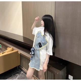 Áo 13DE MARZO trắng đen dài (order)