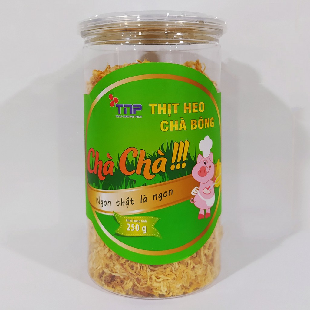 (HŨ 250G) CHÀ BÔNG HEO CHÀ CHÀ THẢO NGUYÊN PHÁT (TNP) - Hàng công ty chính hãng. Chà bông sạch, cam kết chất lượng.