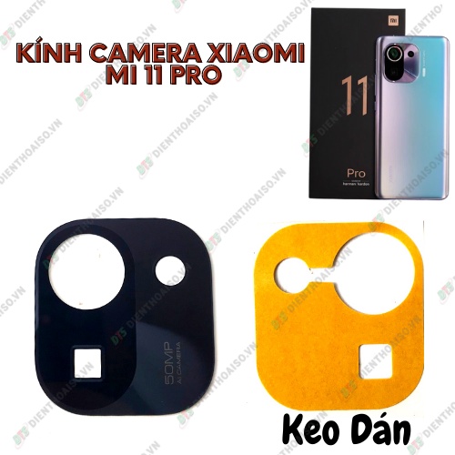 Kính camera xiaomi mi 11 pro kèm keo dán