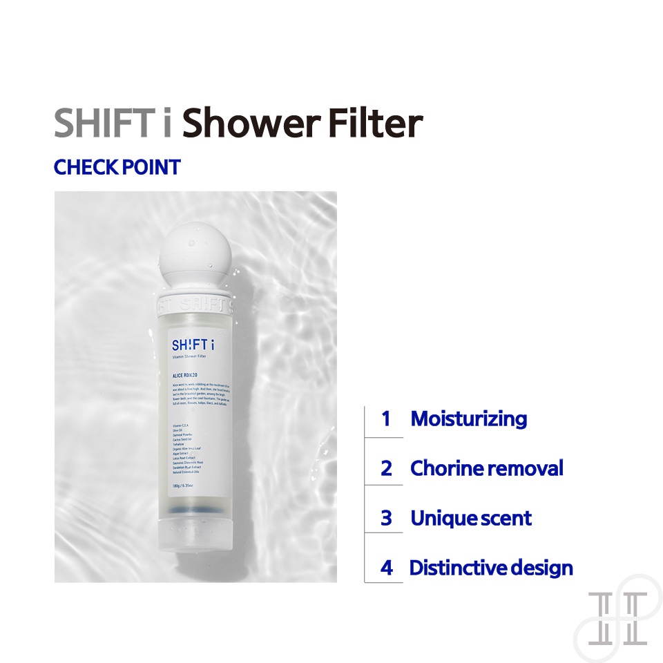 Bộ vòi hoa sen chứa vitamin và bộ lọc nước hoa sen bằng silicone loại bỏ mùi thơm I da