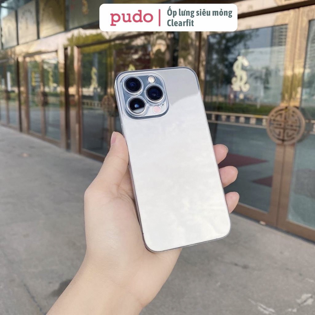 Ốp lưng lụa siêu mỏng 0.3mm trong suốt Clearfit 2022 cho iPhone 12/12pro/12promax/13/13pro/13promax