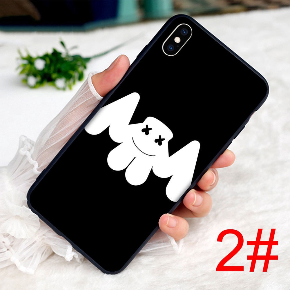 Ốp Lưng Mềm In Hình Dj Marshmello Dj Cho Iphone 8 7 6 6s 5 5s Se Plus X Xs Max
