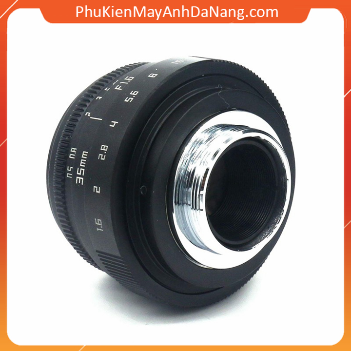 Ống kính 35mm f1.6 cho Fujifilm Sony Samsung Panasonic Lumix Pentax Canon EOSM Nikon1 + phụ kiện đi kèm