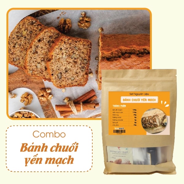 Combo Bánh Chuối Yến Mạch