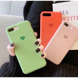 Ốp lưng iphone chống bẩn logo tim - an608