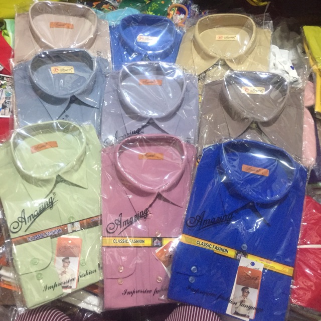 Áo sơ mi màu nam cao cấp size 40kg-80kg