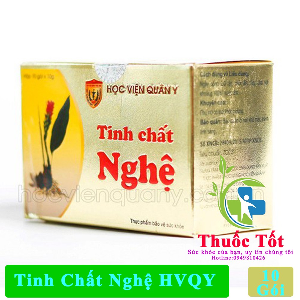 [ Chính Hãng ] Tinh Chất Nghệ Học Viện Quân Y - Hộp 10 gói