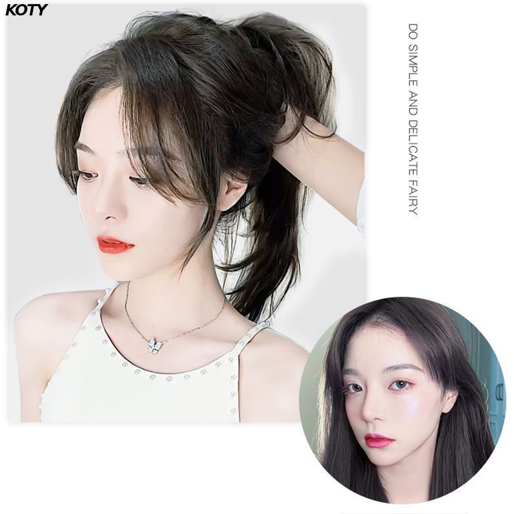 Tóc giả mái dài Hàn Quốc shop Koty, tóc giả kẹp mái bay sang chảnh điệu đà cho nữ TG6