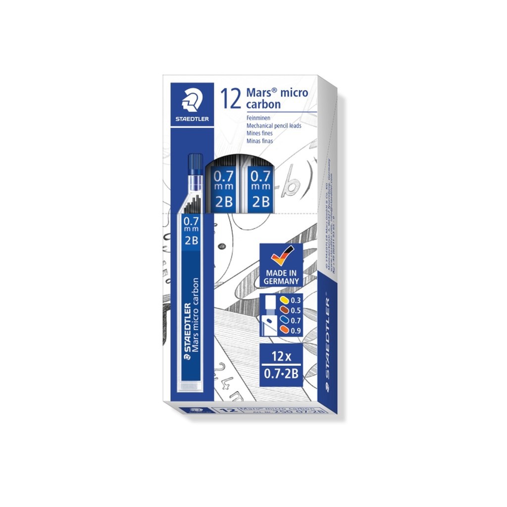 Lõi chì kim kỹ thuật STAEDTLER Mars® Micro Carbon 250 05mm/ 250 07mm