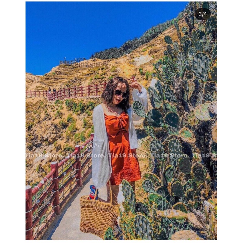 Áo cardigan len mỏng Tia19. Áo khoác len giấy ulzzang ( Ảnh thật) | BigBuy360 - bigbuy360.vn