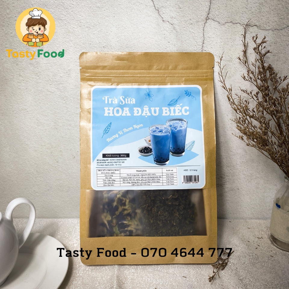 Set Trà Sữa Hoa Đậu Biếc Tự Pha Tasty Food | Trà Sữa Nhà Làm Thơm Ngon, Nguyên Liệu Làm Trà Sữa