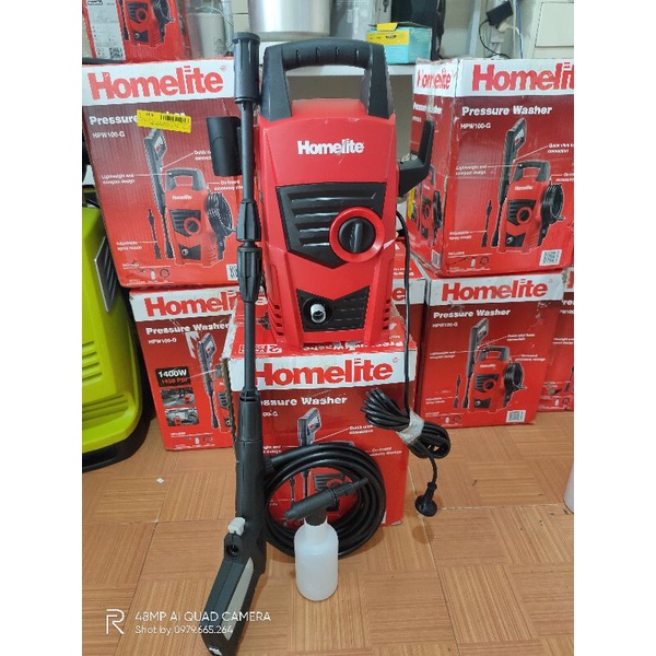 Máy rửa xe Homelite HPW 100G nội địa Úc 220v mới 90%