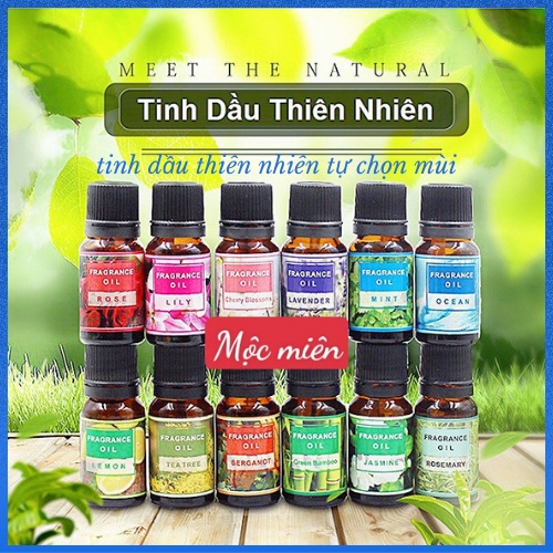 (Chính hãng) Lọ 10ml Tinh Dầu Thiên Nhiên Nguyên Chất Thơm Phòng Giúp Bạn Thư Giãn Sảng Khoái Mỗi Ngày