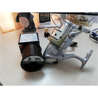 MÁY CÂU CÁ EU + DÂY CÂU HERO 300M SIÊU BỀN