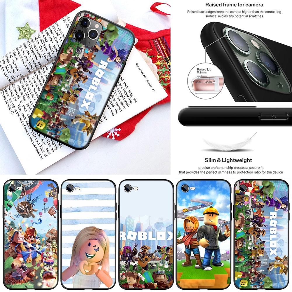 Ốp Điện Thoại Hình Roblox Cho iPhone 5 5S 6 6S 7 8 11 Pro Max Plus SE XR AE60