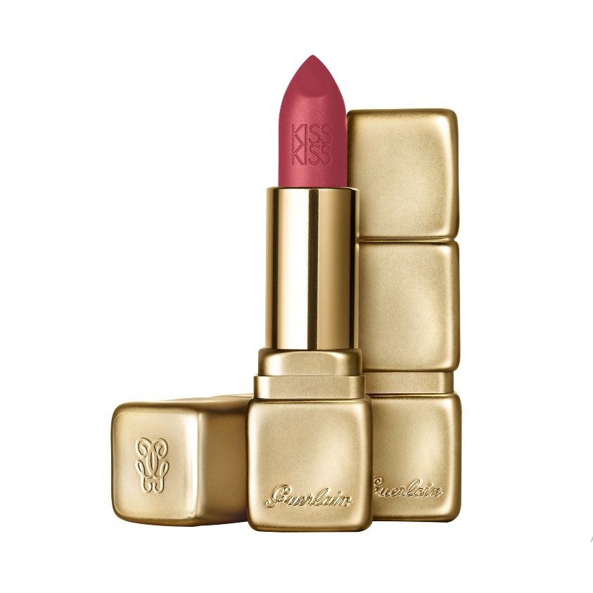 Son Guerlain Kiss Kiss Matte màu M375 Flaming Rose