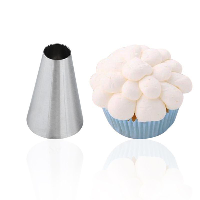 be> 5Pcs/Set Icing Nozzles Cake Decorating Piping Cookie Cream Sizing Tip Stainless Steel DIY Baking Tools Supplies