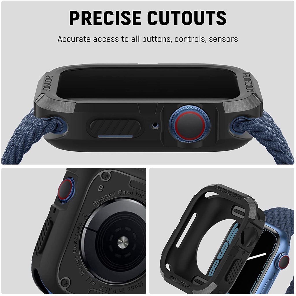 Sturdy Ốp Bảo Vệ TPU Chống Sốc Dành Cho Apple Watch 49mm 45mm 41mm 44mm 40mm 42mm 38mm Ultra / 8 / 7 / SE / 6 / 5 / 4 / 3 / 2 / 1
