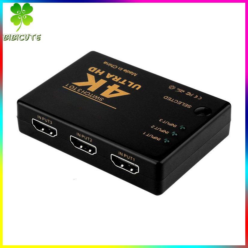 [Fast delivery]3x1 Rectangle 4k X 2k 3D HDMI-compatible Switcher Hub Port Switches HD1080p
