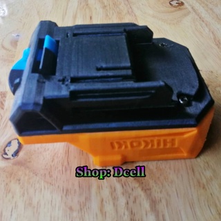 Đế chuyển pin hitachi, hikoki, metabo cho máy makita 18v - pin hitachi 18v cho makita