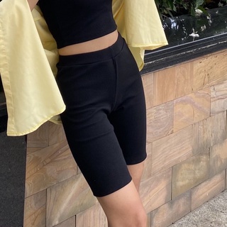 Quần biker thun gân