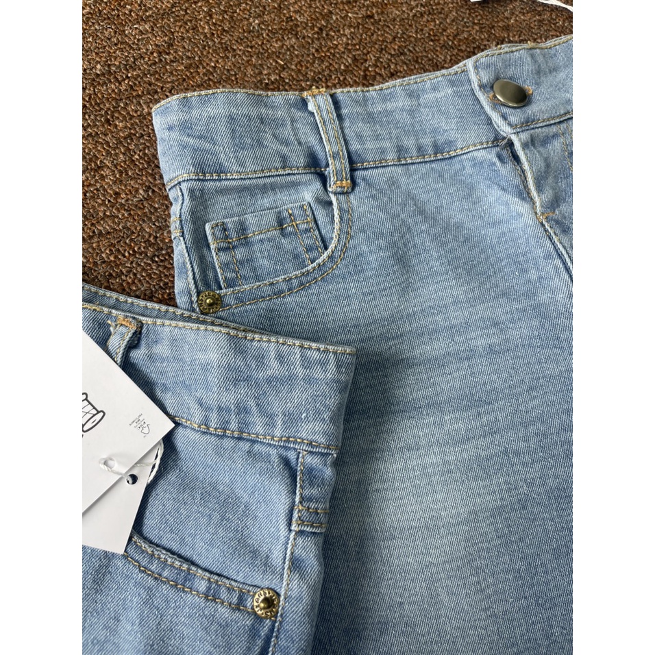 -QUẦN SHORT JEAN TRÊN GỐI ZARA VẢI SIÊU MỀM - CHO BÉ TRAI VÀ BÉ GÁI  -MÃ QBG05