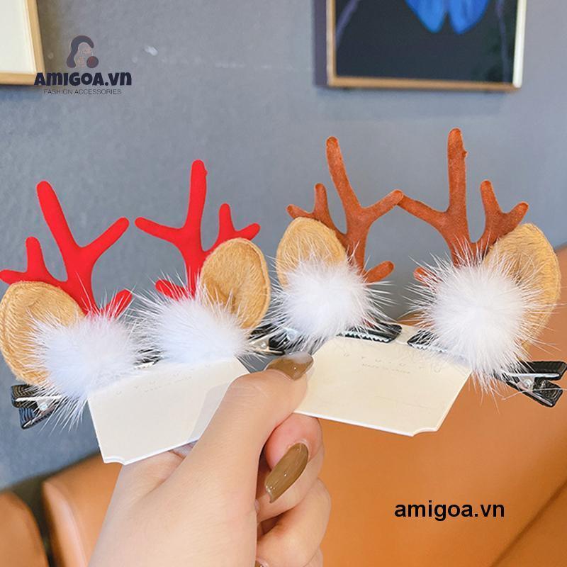 ✨✨Kẹp tóc sừng tuần lộc giáng sinh mới