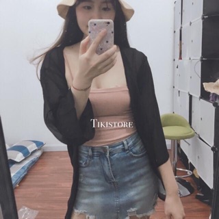 Áo Khoác Voan Mỏng Dáng Dài