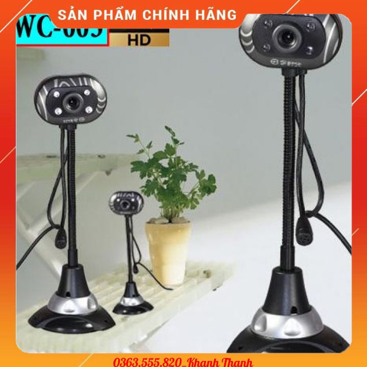 Webcam cho máy tính chân cao WC-003 có mic HD 720p | BigBuy360 - bigbuy360.vn