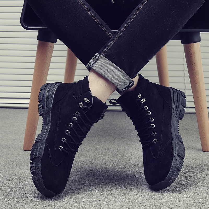 Giày cao cổ nam Mattin kiểu dáng Hàn Quốc bụi bặm đường phố mẫu mới 2020 | BigBuy360 - bigbuy360.vn