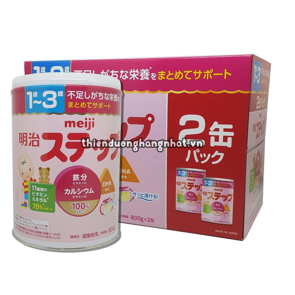 SỮA MEIJI LON 800G NỘI ĐỊA NHẬT ĐỦ SỐ DATE MỚI