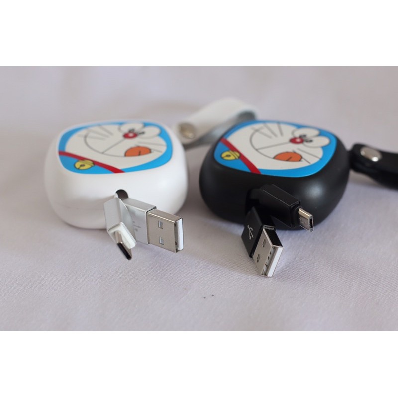 Dây cáp sạc có thể thu gọn Doremon Doraemon