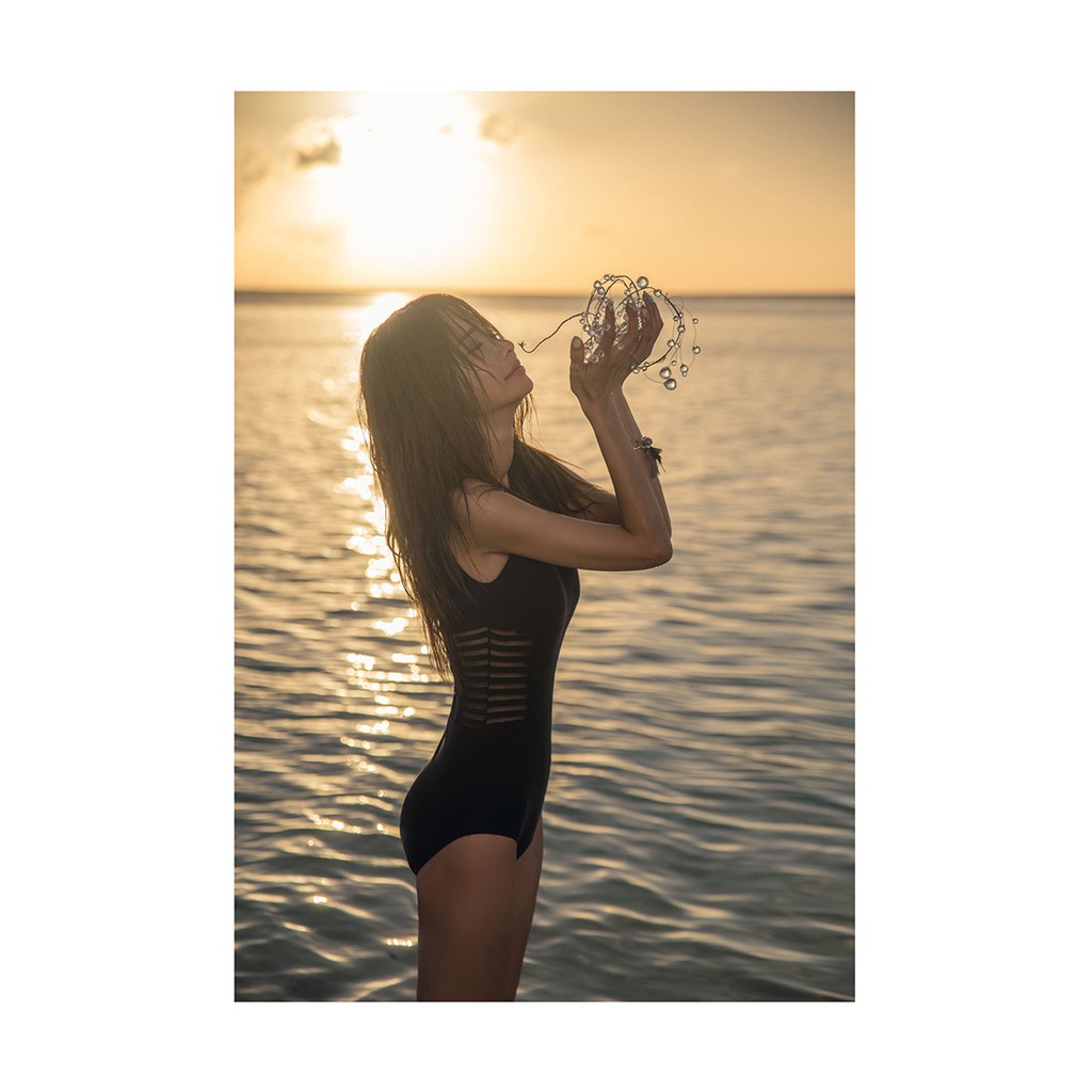 Đồ bơi bikini liền thân phối ren quyến rũ_8809 | BigBuy360 - bigbuy360.vn