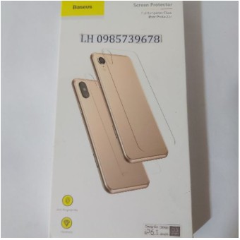 (Giảm Giá Cực Sốc)Kính Cường Lực Mặt Sau Iphone XR 6.1inch Baseus Cao Cấp Chính Hãng-Linh Kiện Siêu Rẻ VN