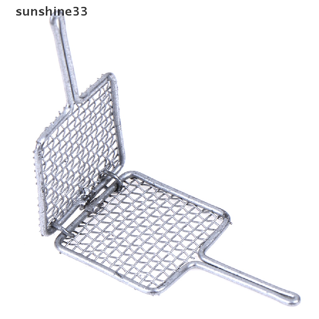 SU 1:12 Dollhouse Miniature Metal Silver Barbecue Clip Kitchen Toy n