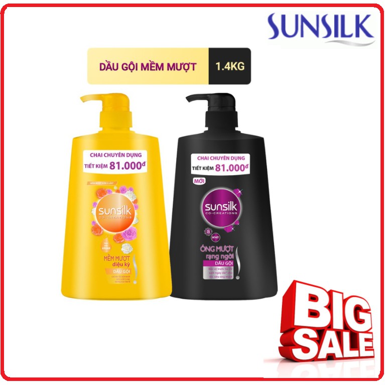 Dầu Gội SUNSILK Chai 1,4Kg ( New )