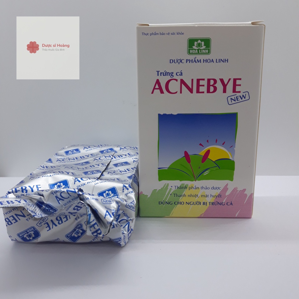 Viên trứng cá Acnebye New- hộp 3 vỉ x 10 viên nang