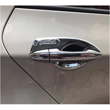 KIA  Ốp tay cầm, hõm cửa  chuẩn theo xe Mạ crôm, chống xước các hãng xe