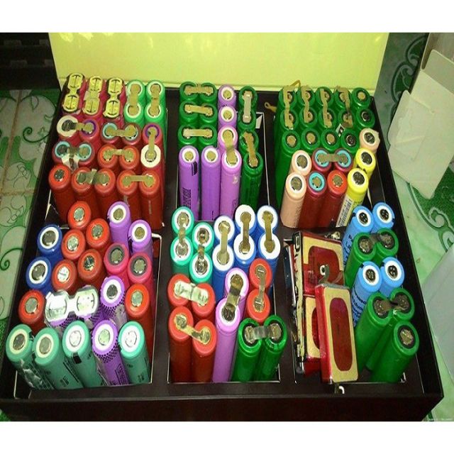 Cell PIN 18650 các thương hiệu 2200 mah trở lên THÁO MÁY DÙNG LÀM tích lũy năng lượng