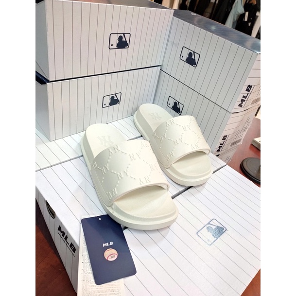 Dép M.L.B Chunky mound dia monogram  hàng cao cấp nhiều màu sắc