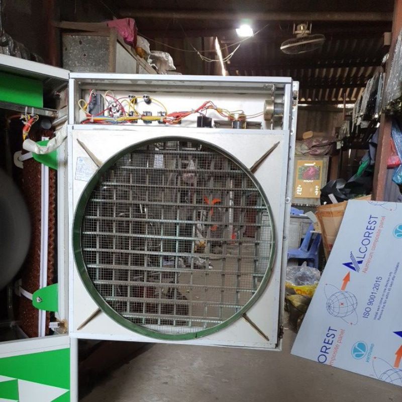 Khung đảo gió đơn tự chế  dùng để chế quạt điều hòa hơi nước